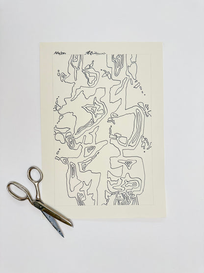 Monochromatic Original Artwork No.229- ARTHUR ALLAN WILSON, Scottish | 1944-2024