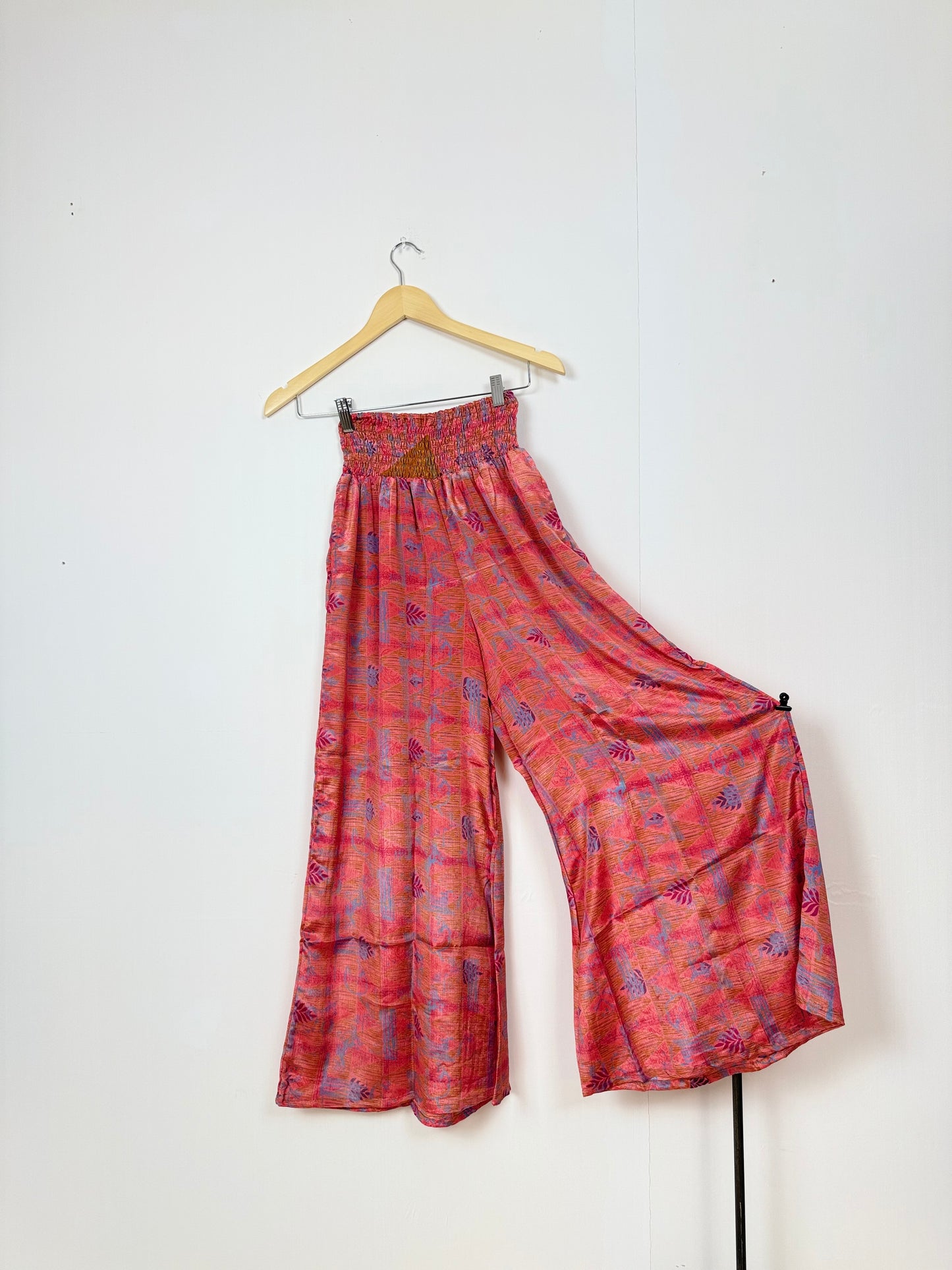 Vintage Saree Silk Trousers & Shirt Co-ordinated Set