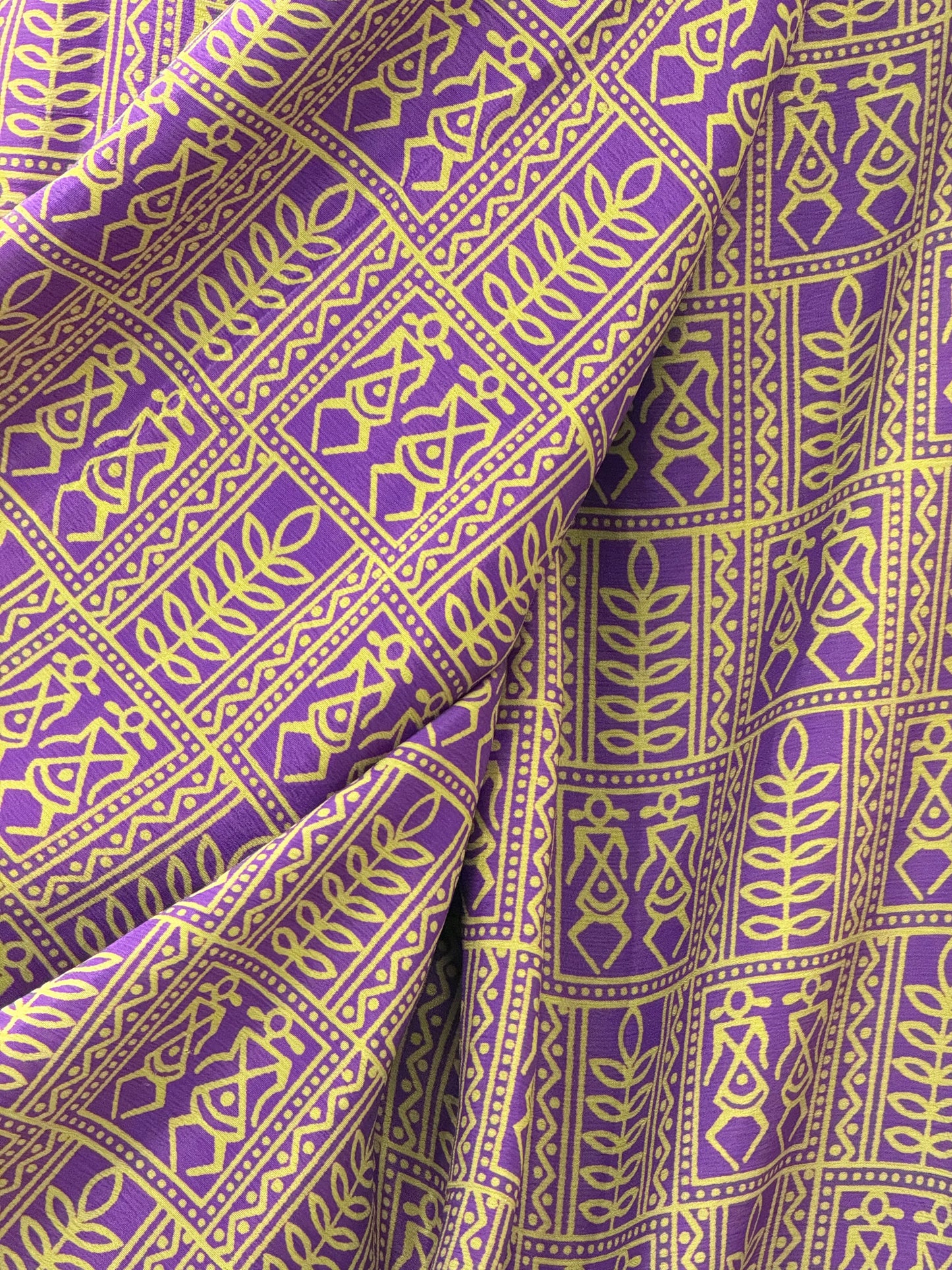 Vintage Pure Silk Saree Fabric