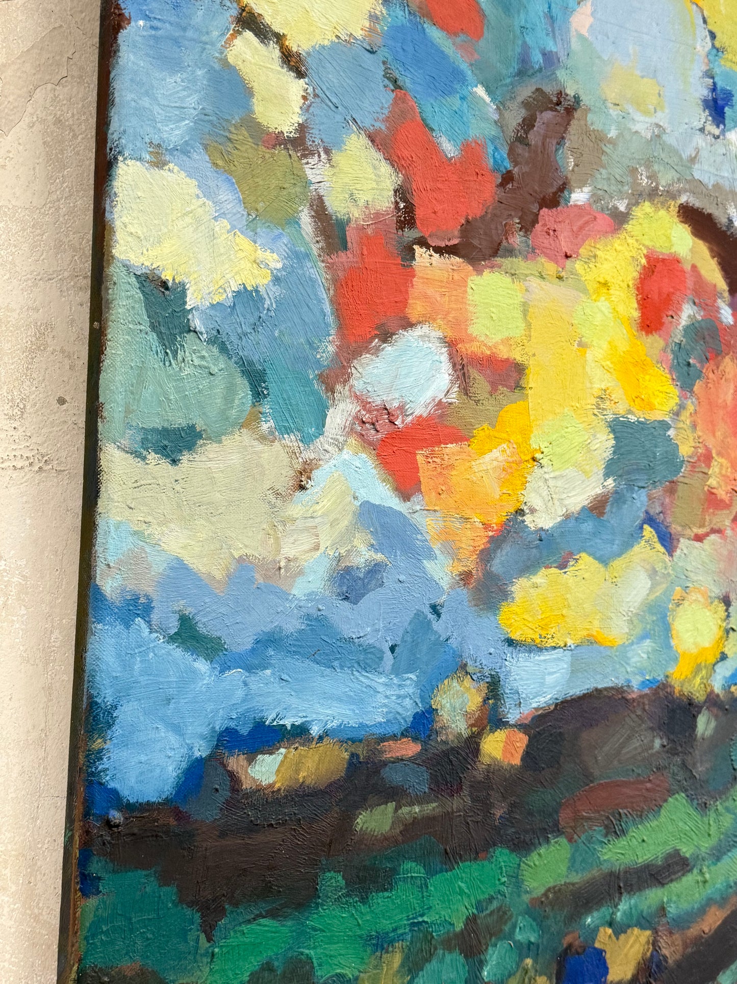 Abstract Expressionist Landscape Oil