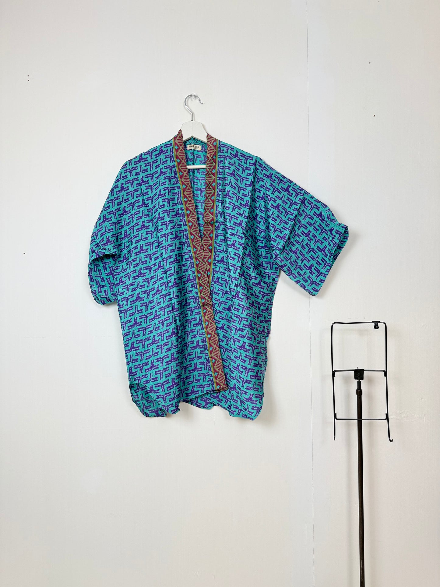 Vintage Saree Silk Trousers & Shirt Co-ordinated Set