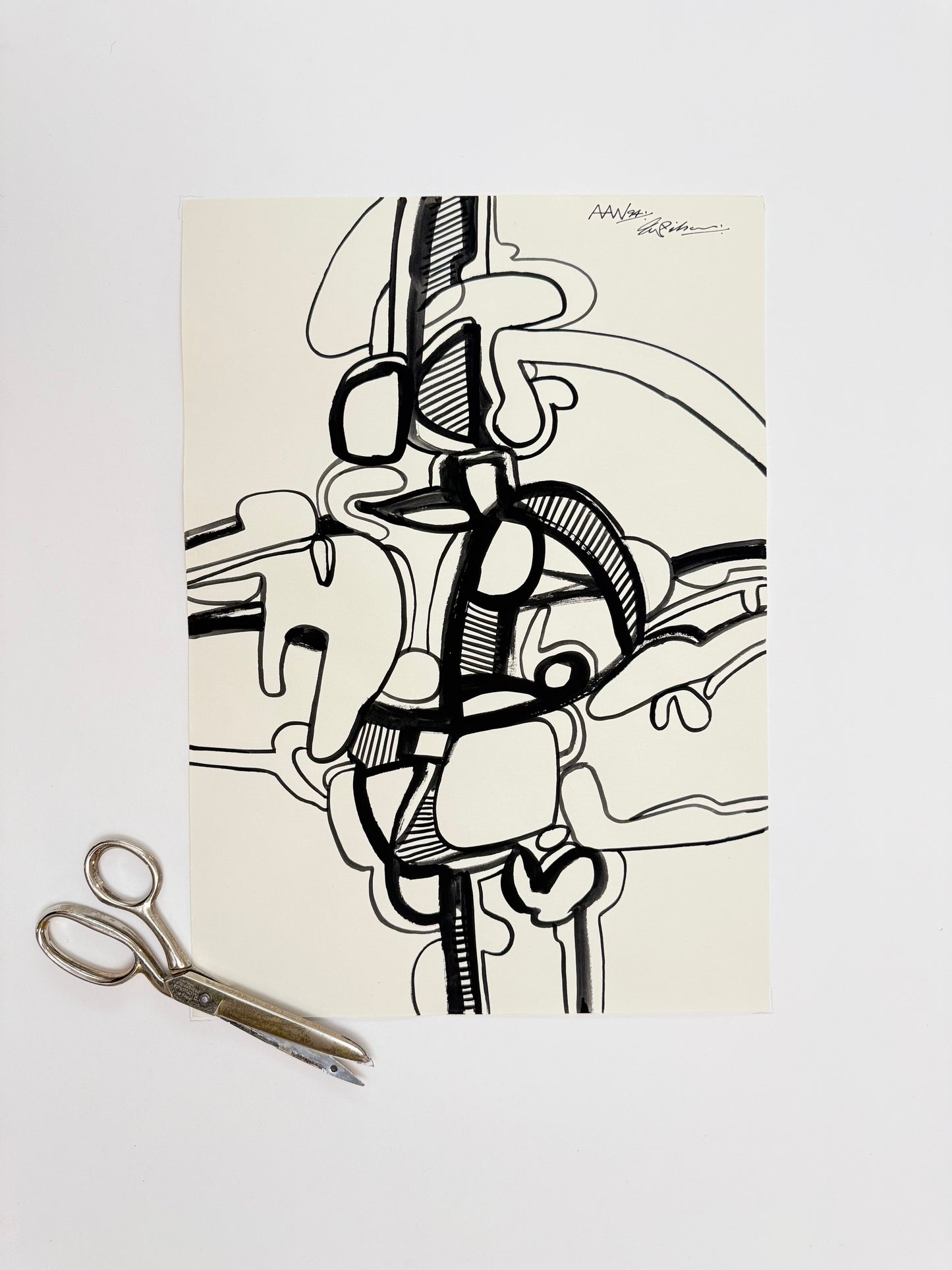 Monochromatic Original Artwork No.252 - ARTHUR ALLAN WILSON, Scottish | 1944-2024
