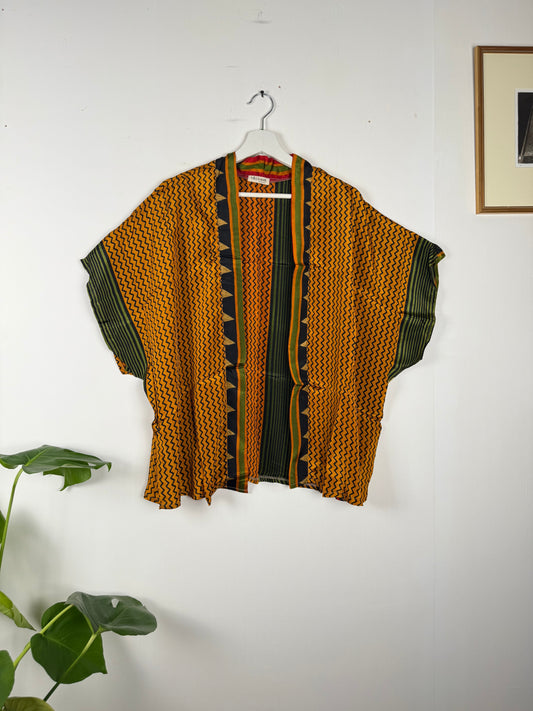 Vintage Saree Silk Shrug Blouse