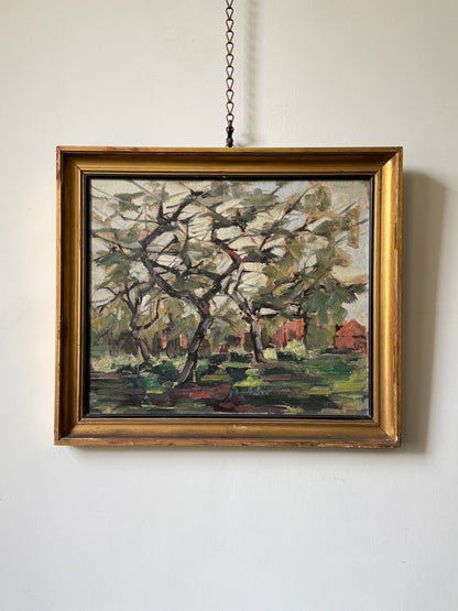Edmond de Meulenaere (Belgian, 1884–1963) - Landscape with Trees
