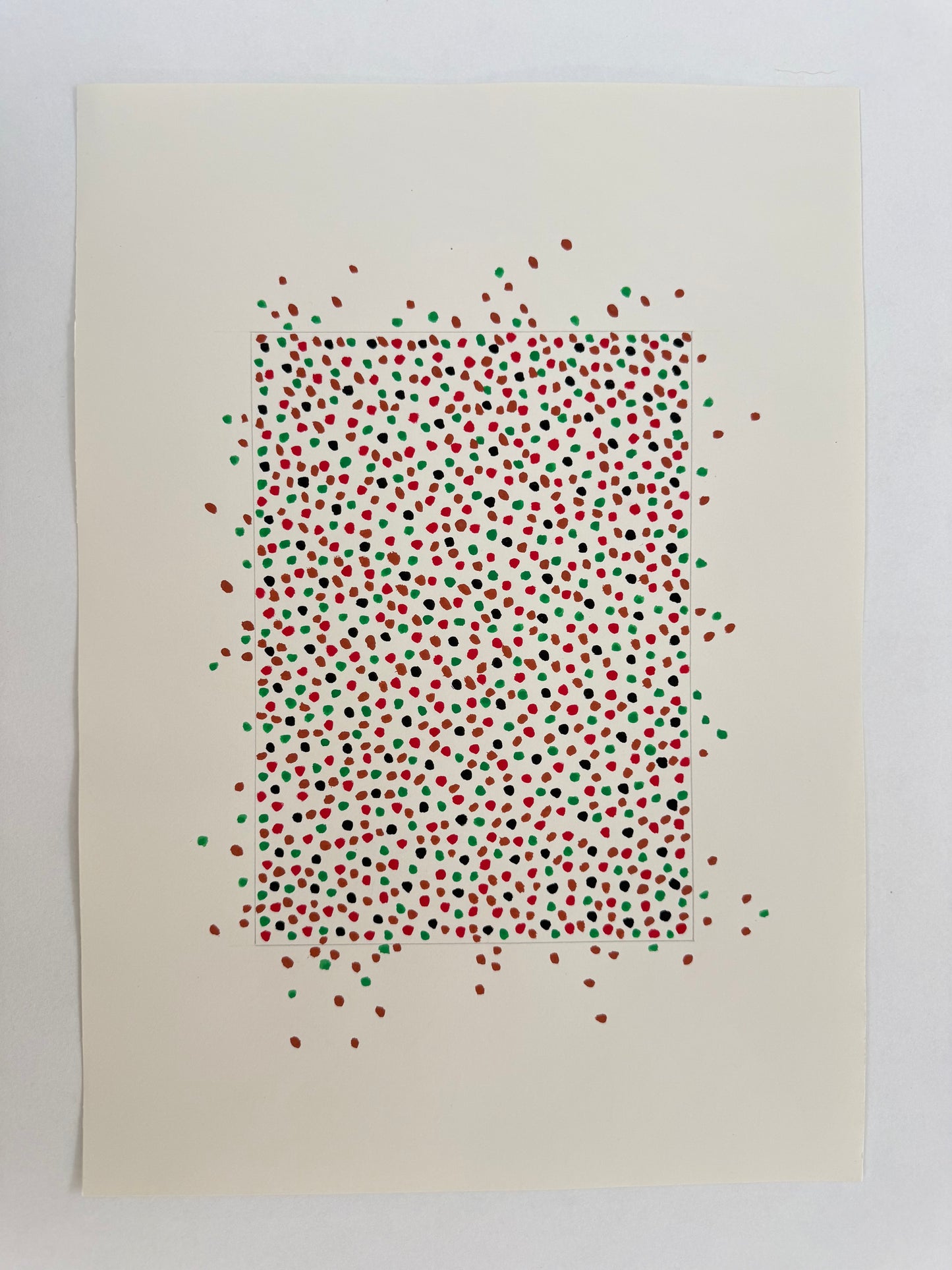 Pointillist Ink on Paper Original Artwork No.5 - ARTHUR ALLAN WILSON, Scottish | 1944-2024