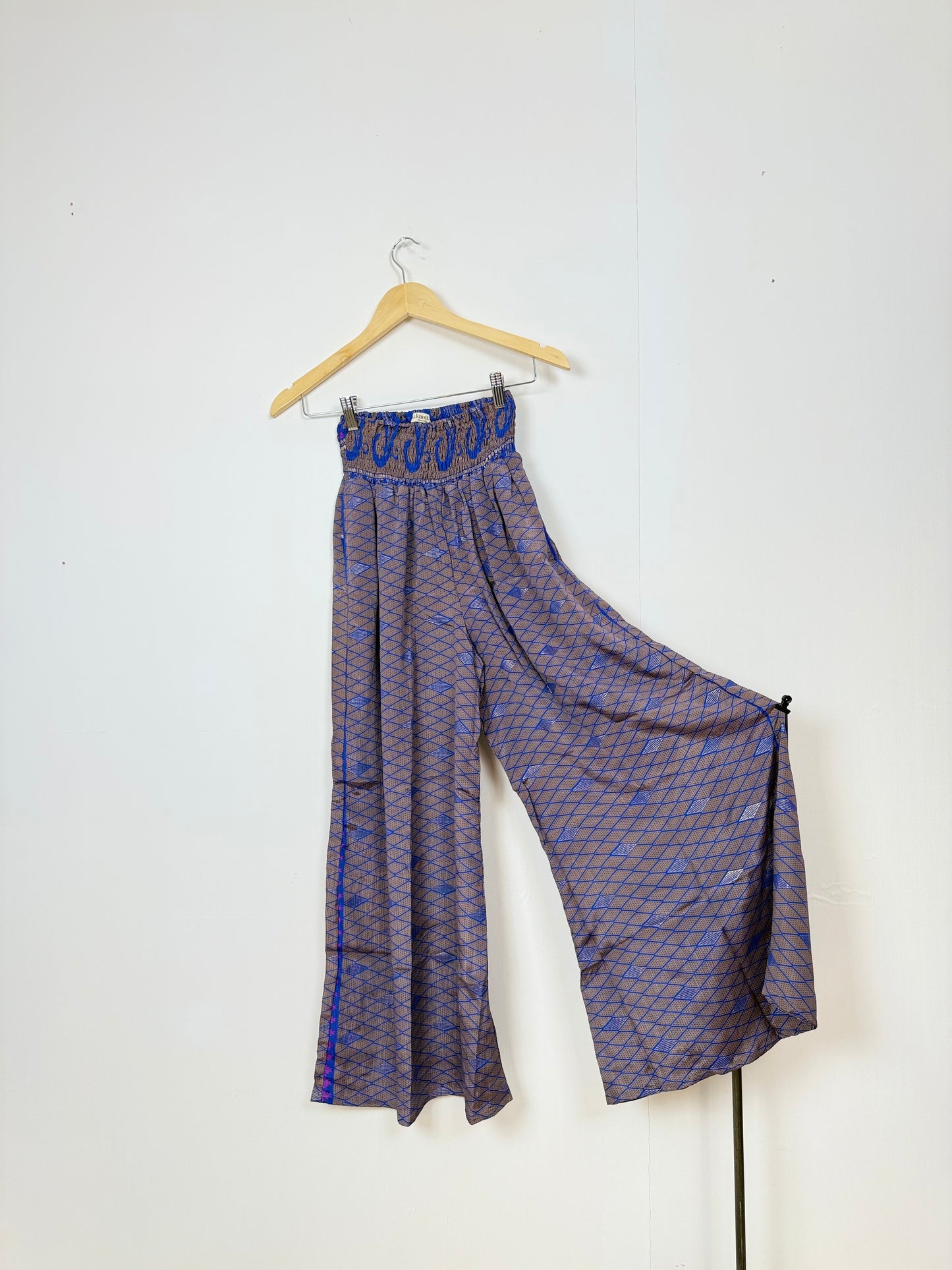 Vintage Saree Silk Trousers & Shirt Co-ordinated Set