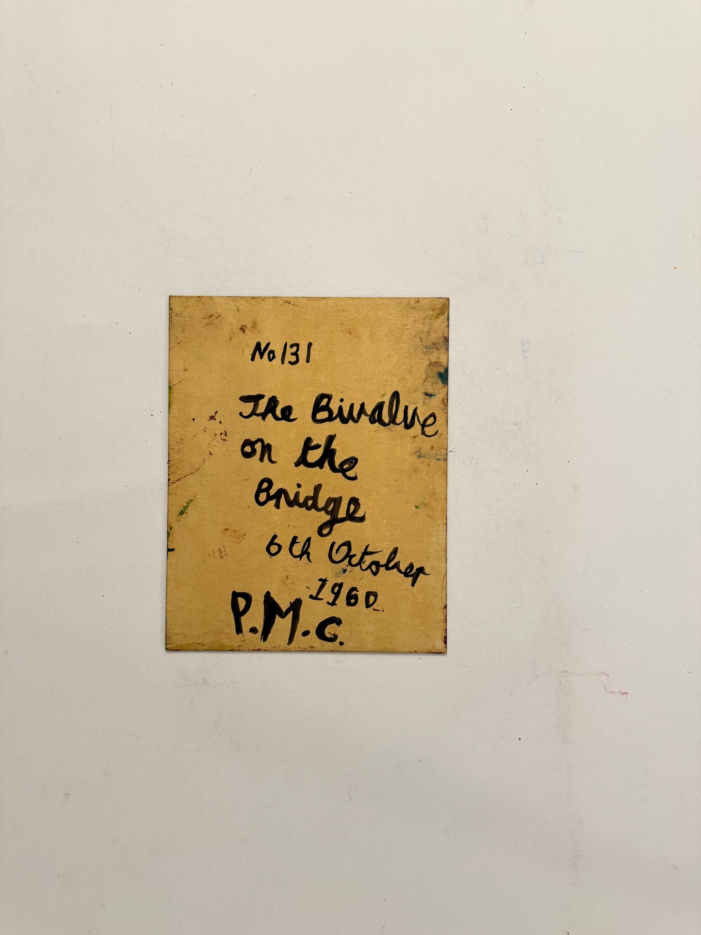 No. 131 The Bivalve on the Bridge - PETER CROTTY, British | 1943-present