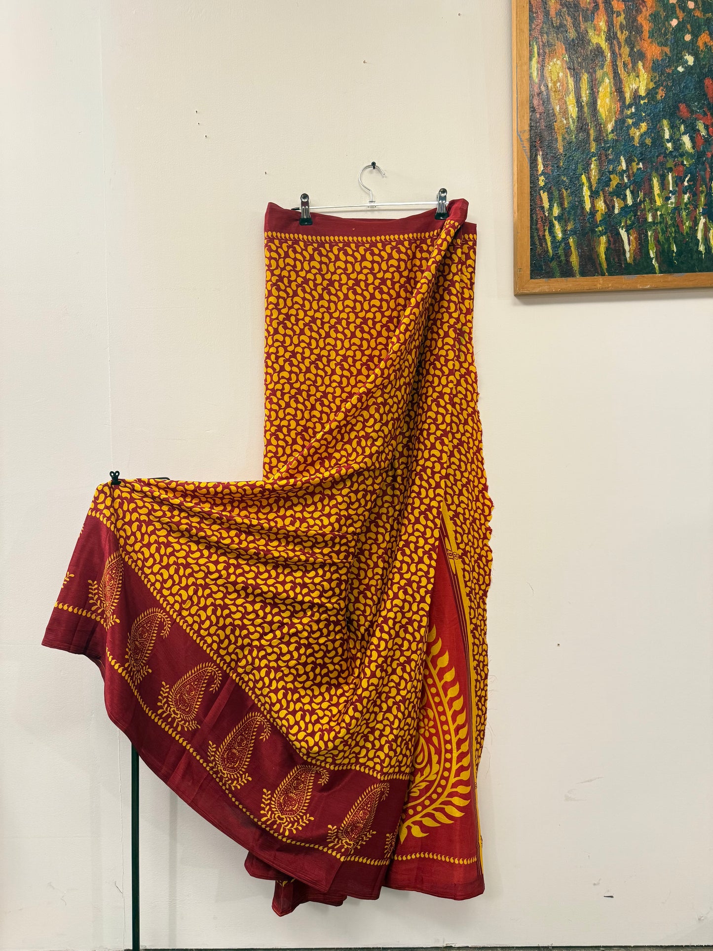 Vintage Pure Silk Saree Fabric