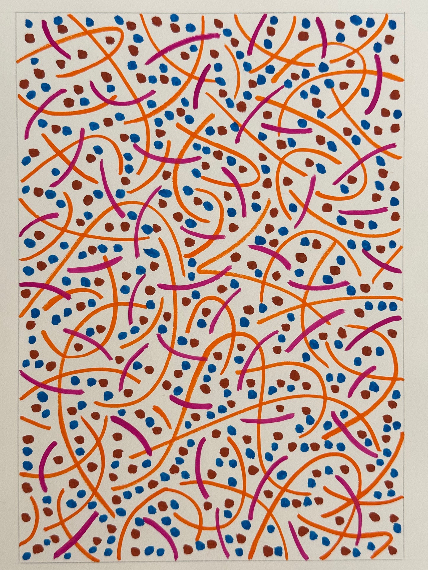 Pointillist Ink on Paper Original Artwork No.25 - ARTHUR ALLAN WILSON, Scottish | 1944-2024