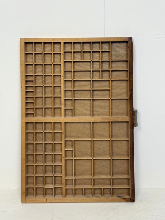 A 1950's French Printers Typeset Tray No 3