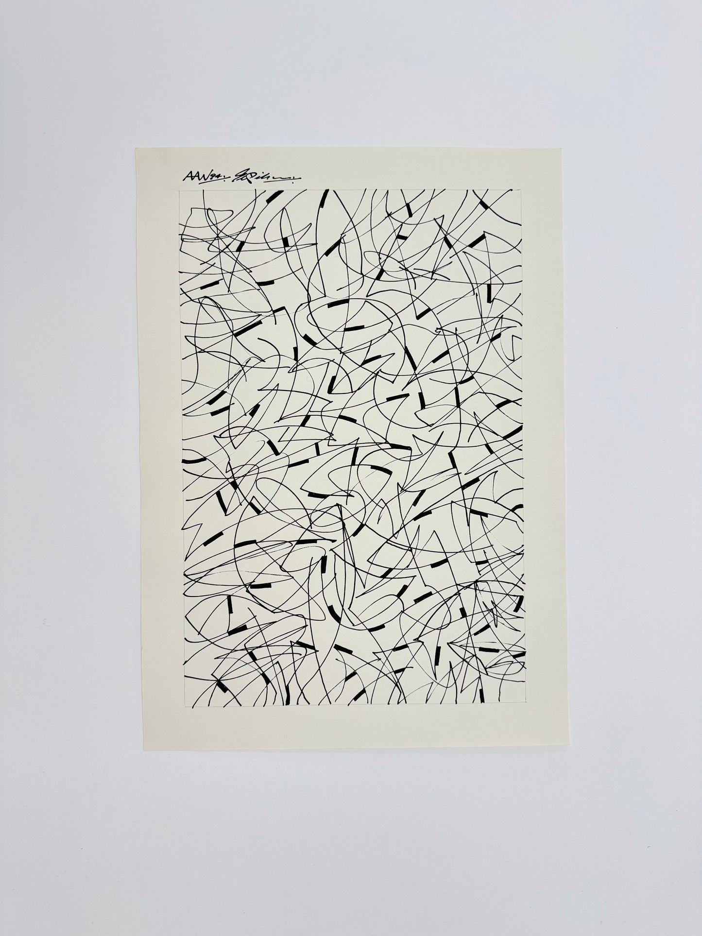 Monochromatic Original Artwork No. 201 - ARTHUR ALLAN WILSON, Scottish | 1944-2024
