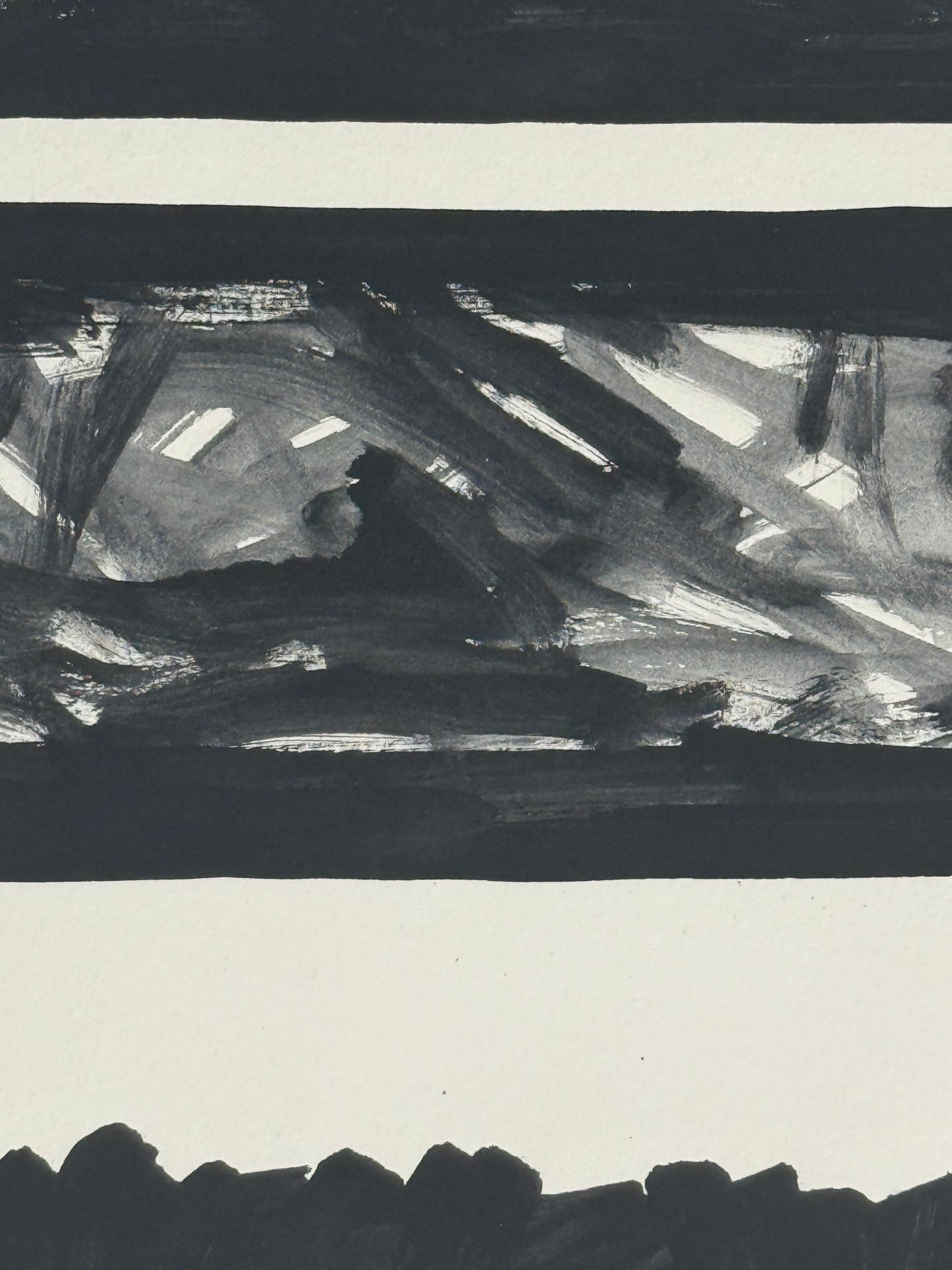 Monochromatic Original Artwork No.303 - ARTHUR ALLAN WILSON, Scottish | 1944-2024