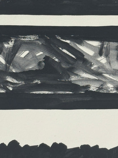 Monochromatic Original Artwork No.303 - ARTHUR ALLAN WILSON, Scottish | 1944-2024