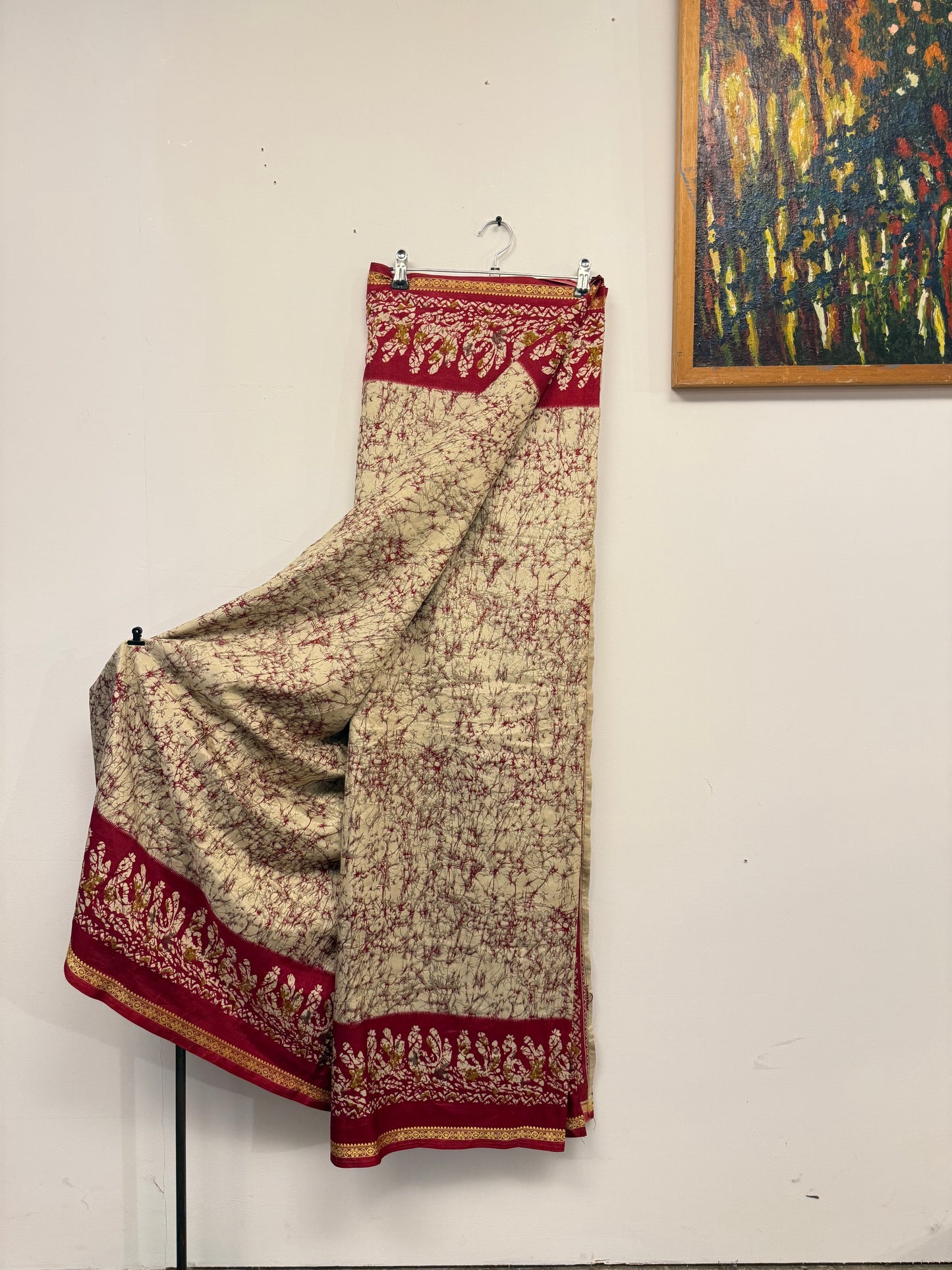 Vintage Pure Silk Saree Fabric