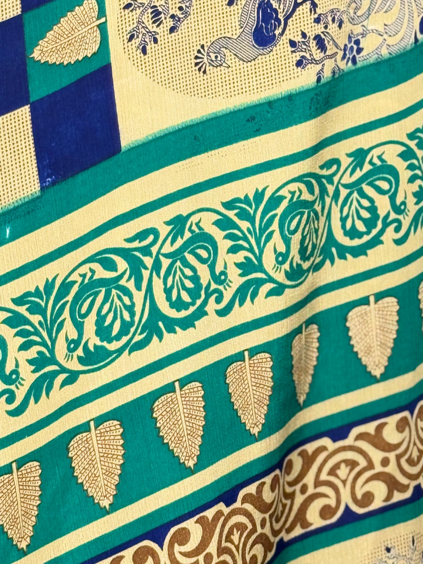 Vintage Saree Silk Wrap Skirt