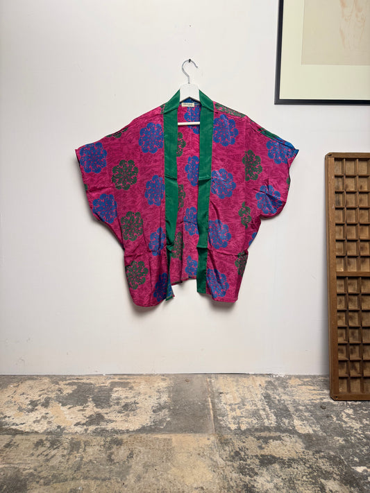 Vintage Saree Silk Shrug Blouse