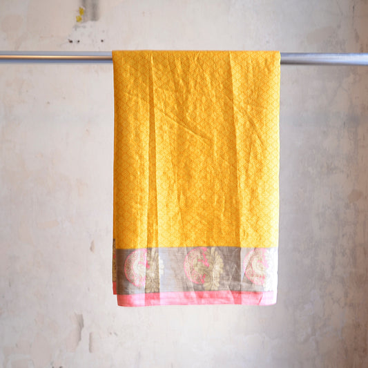 Vintage Pure Silk Saree Fabric