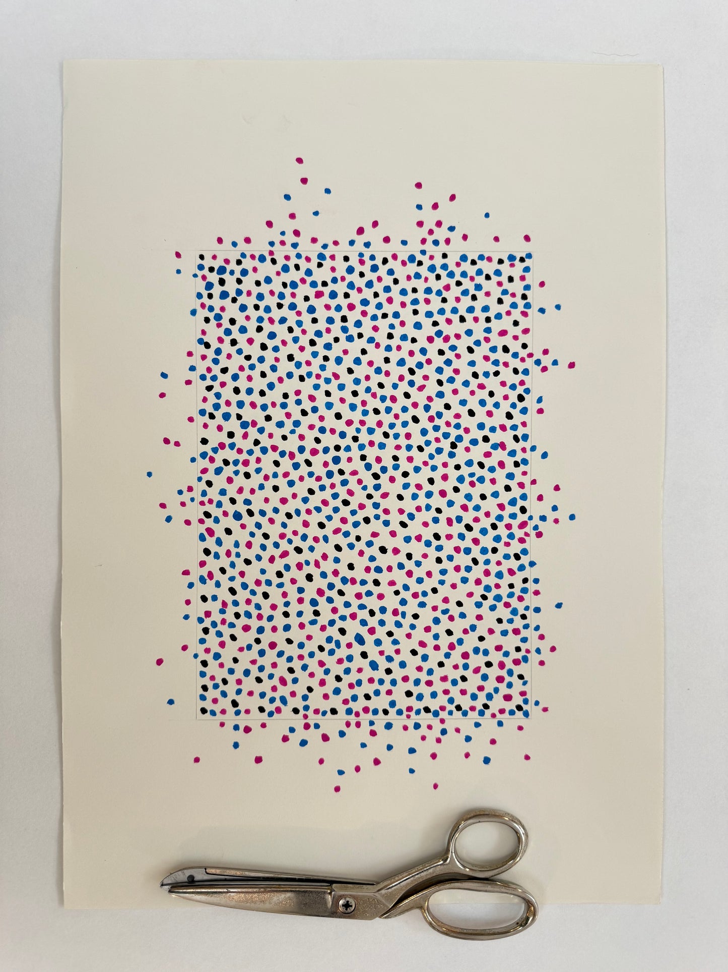 Pointillist Ink on Paper Original Artwork No.6 - ARTHUR ALLAN WILSON, Scottish | 1944-2024