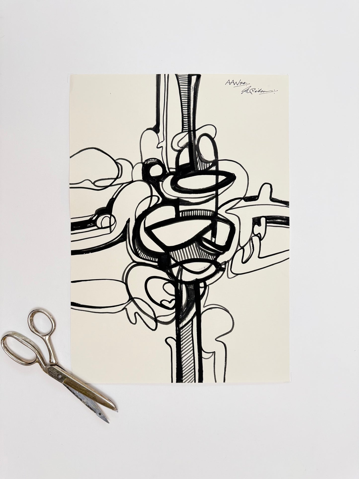 Monochromatic Original Artwork No.249 - ARTHUR ALLAN WILSON, Scottish | 1944-2024