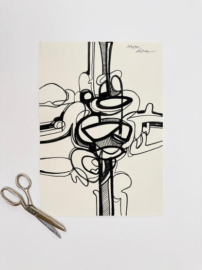 Monochromatic Original Artwork No.249 - ARTHUR ALLAN WILSON, Scottish | 1944-2024