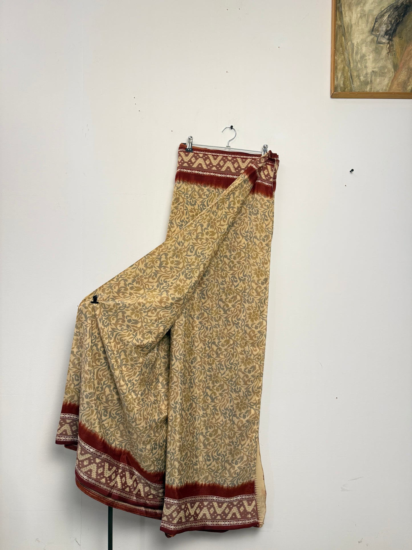 Vintage Pure Silk Saree Fabric