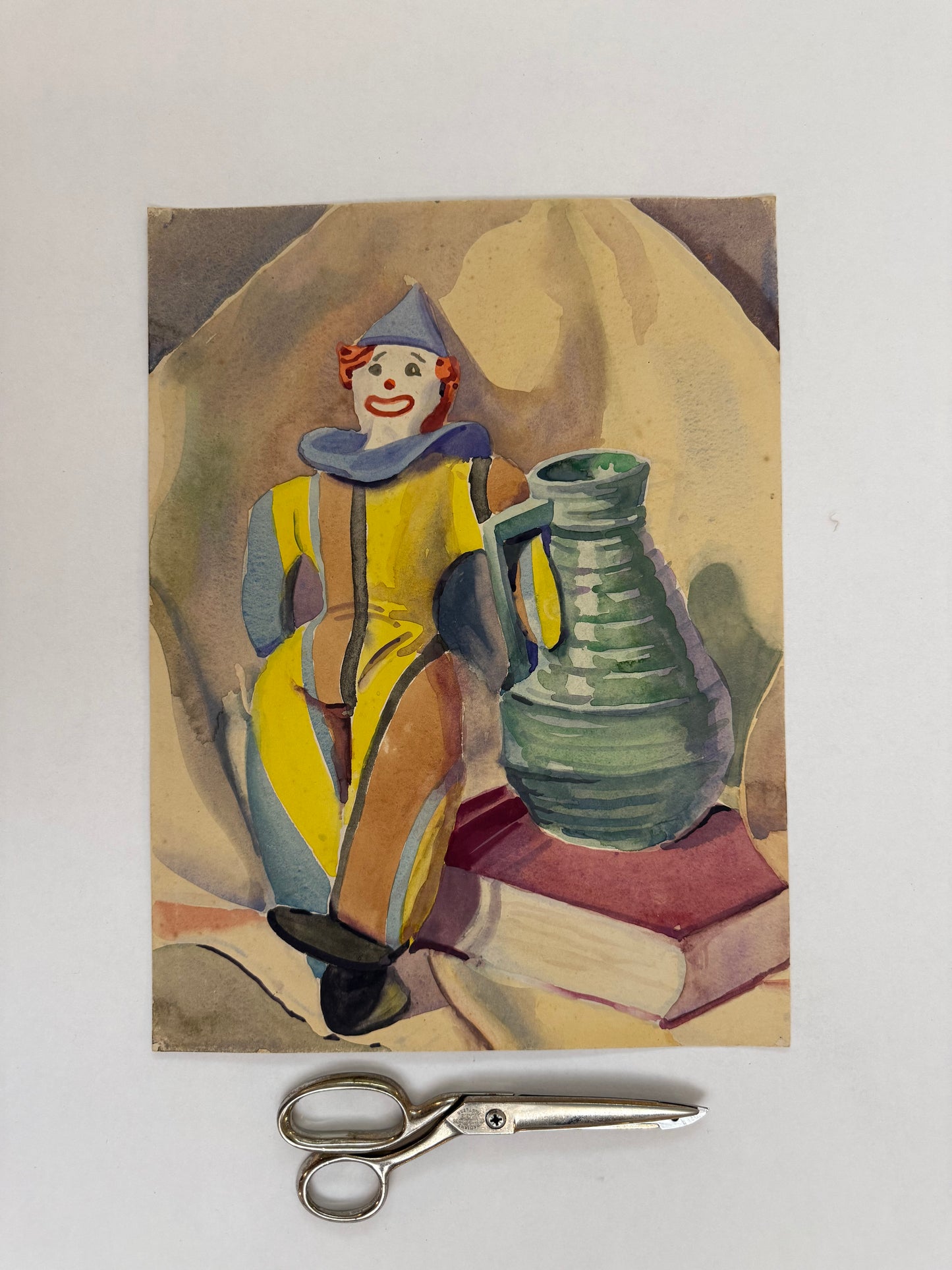 Toy and Green Jug Still Life - from the studio of ERIC RITCHIE & RENA GIBSON