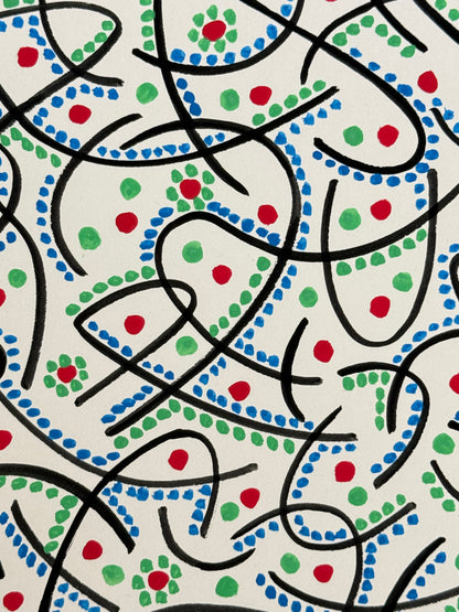 Pointillist Ink on Paper Original Artwork No.22 - ARTHUR ALLAN WILSON, Scottish | 1944-2024