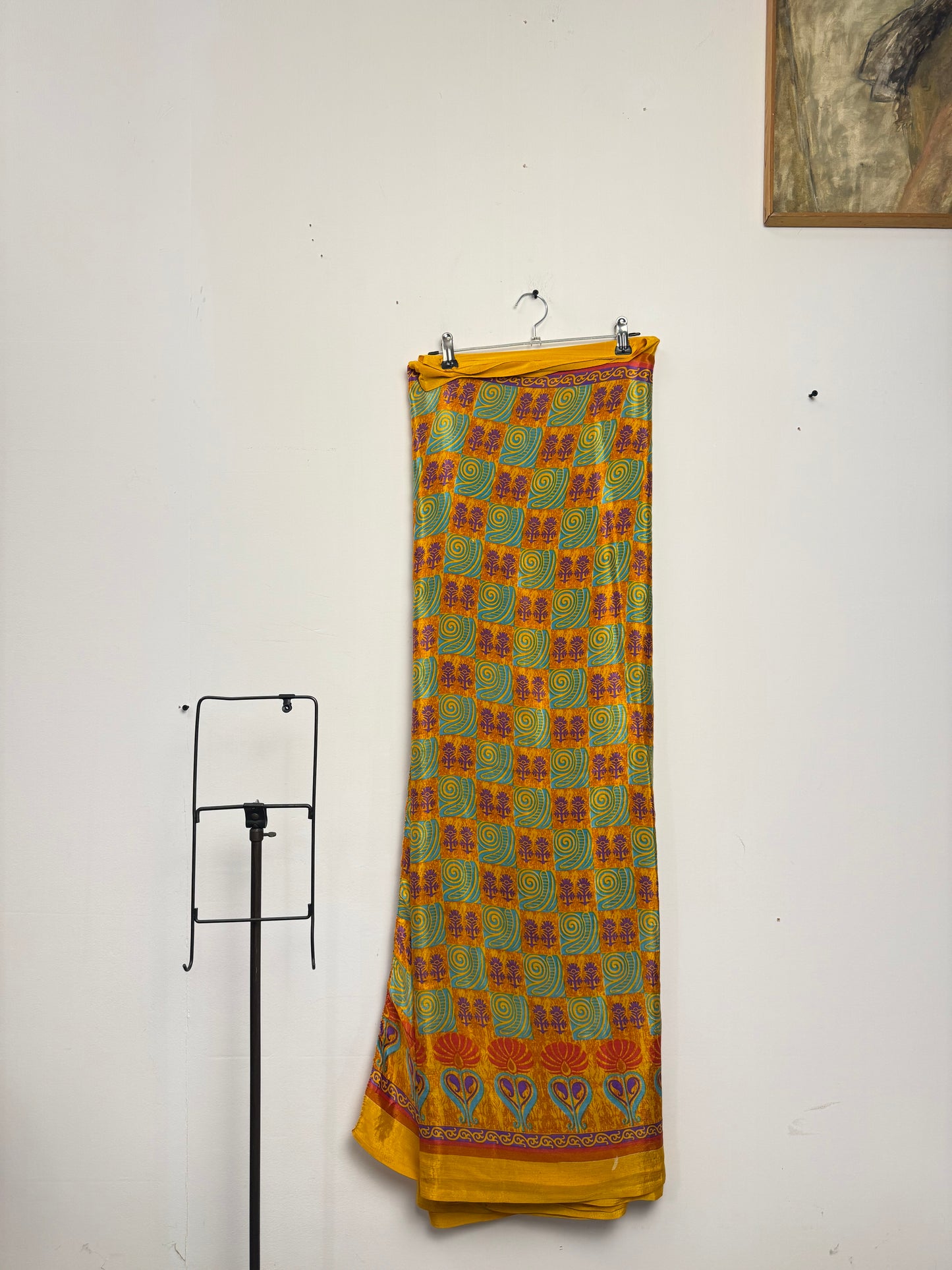 Vintage Pure Silk Saree Fabric