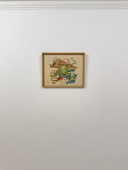 The Octopus | Original Marine Watercolour | c.1930-1950