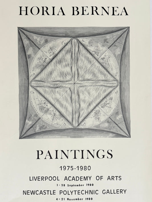 HORIA BERNEA Paintings 1975-1980, Liverpool Academy of Arts | Art Poster