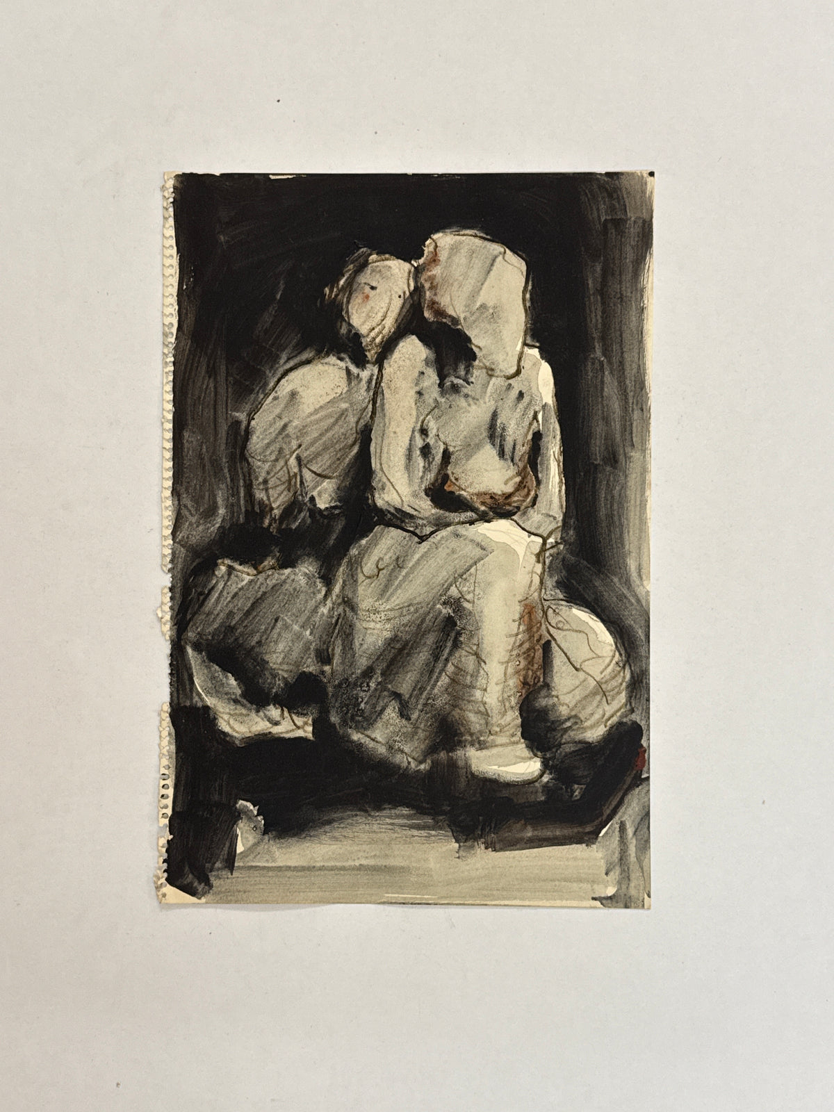 Two Seated Figures