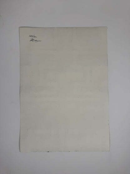 Monochromatic Original Artwork No.307- ARTHUR ALLAN WILSON, Scottish | 1944-2024