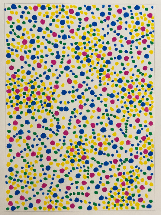 Pointillist Ink on Paper Original Artwork No.11 - ARTHUR ALLAN WILSON, Scottish | 1944-2024