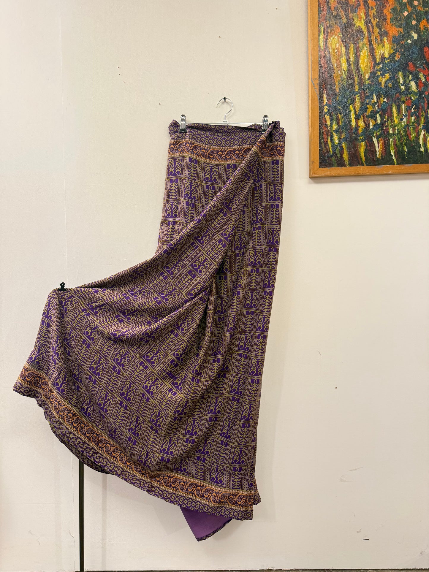 Vintage Pure Silk Saree Fabric