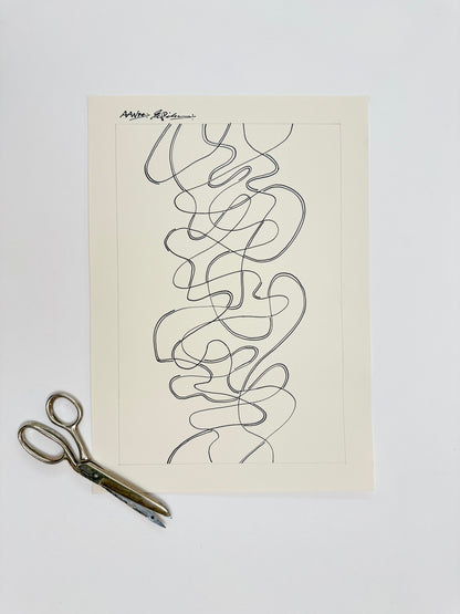 Monochromatic Original Artwork No.219 - ARTHUR ALLAN WILSON, Scottish | 1944-2024