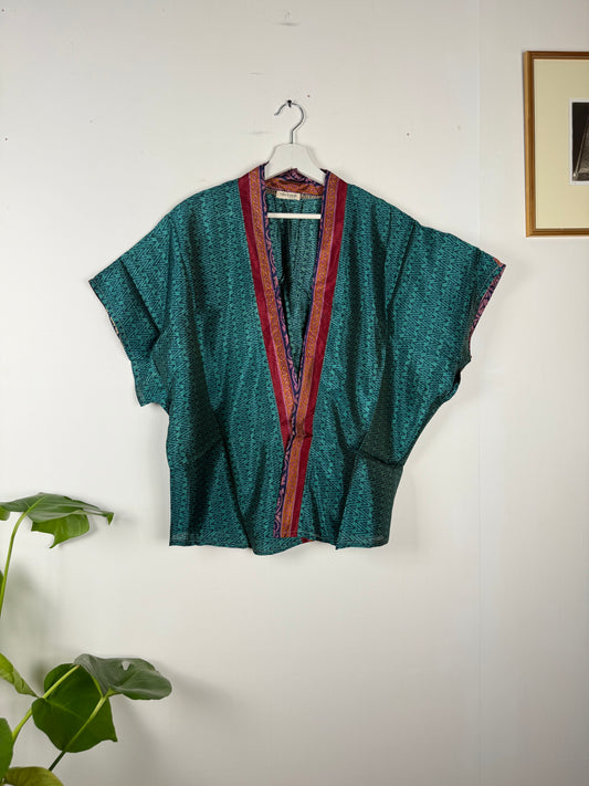 Vintage Saree Silk Shrug Blouse