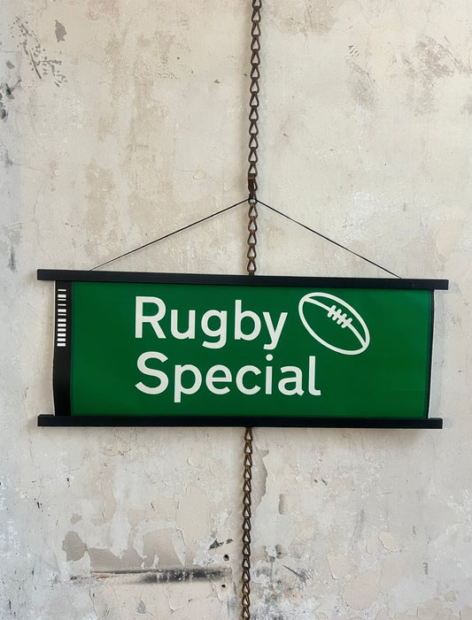 Edinburgh Destination Bus Blind - Rugby Special