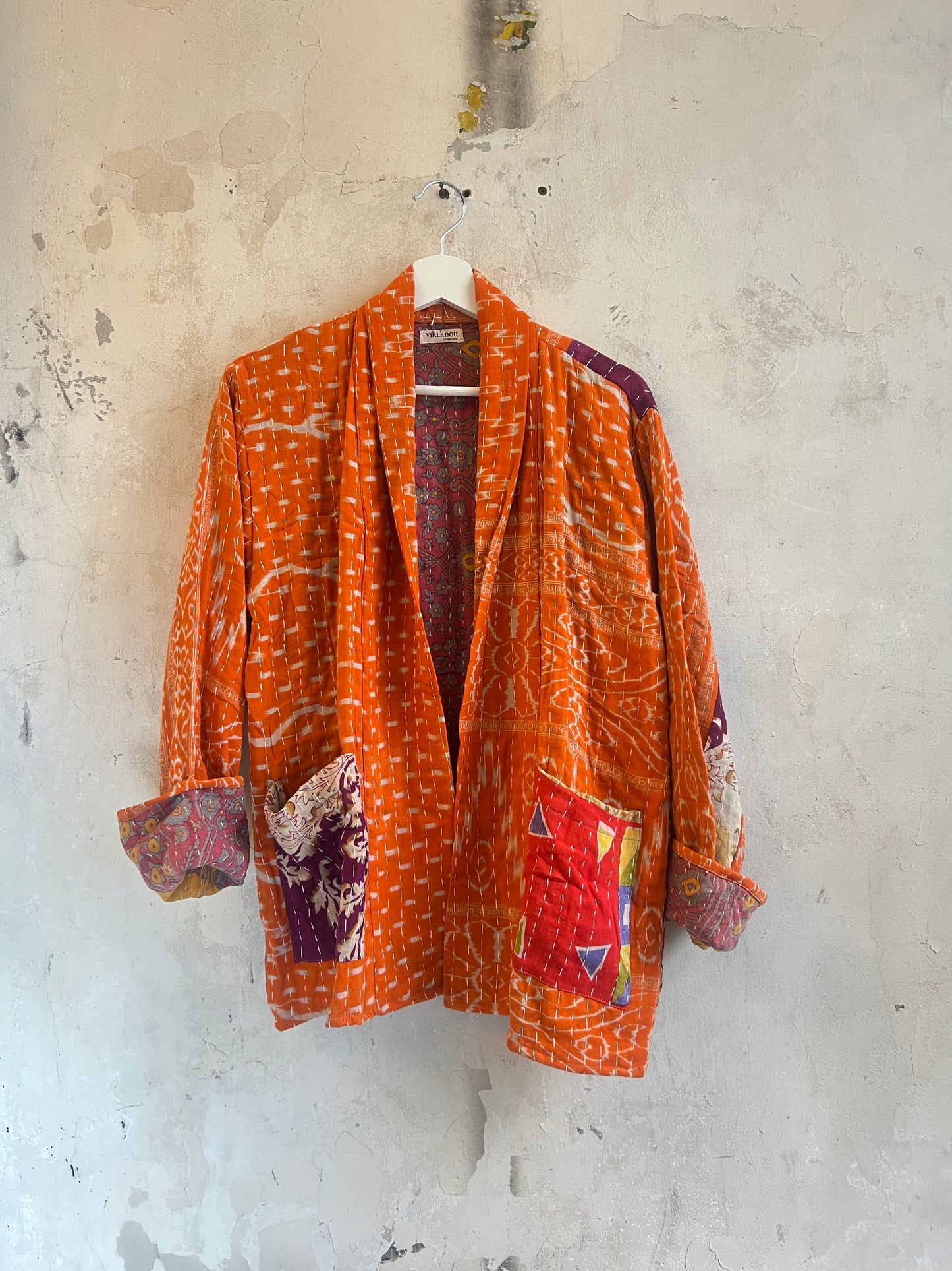 Vintage Cotton Kantha Jacket - No 14