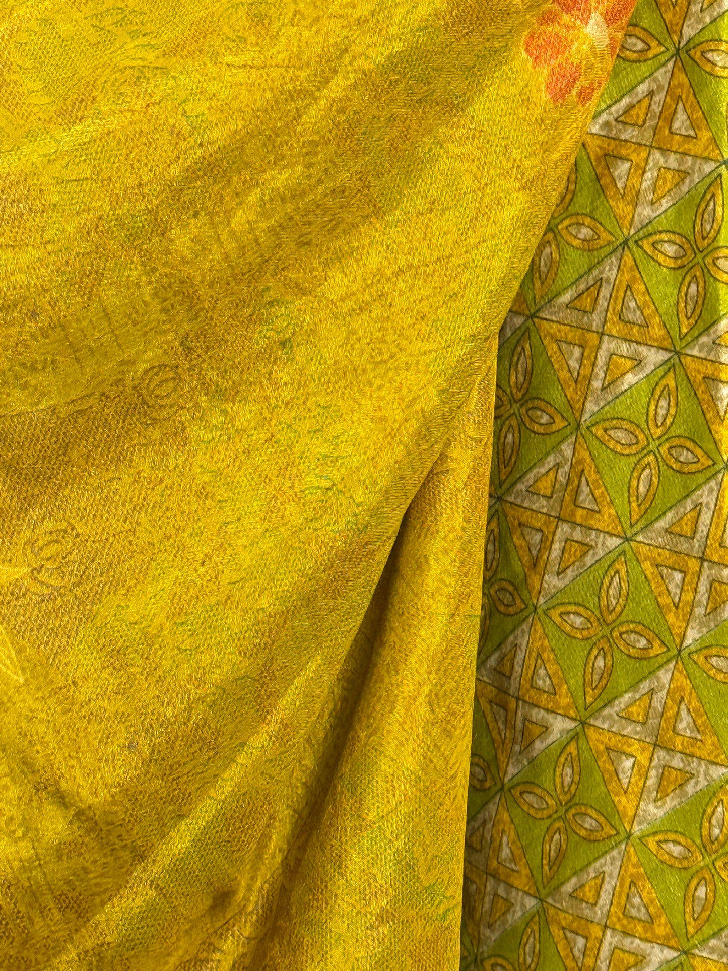 Vintage Saree Silk Wrap Skirt