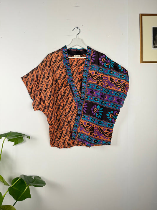 Vintage Saree Silk Shrug Blouse