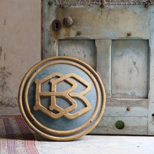 19thC Cast Iron Industrial Sign - Edinburgh