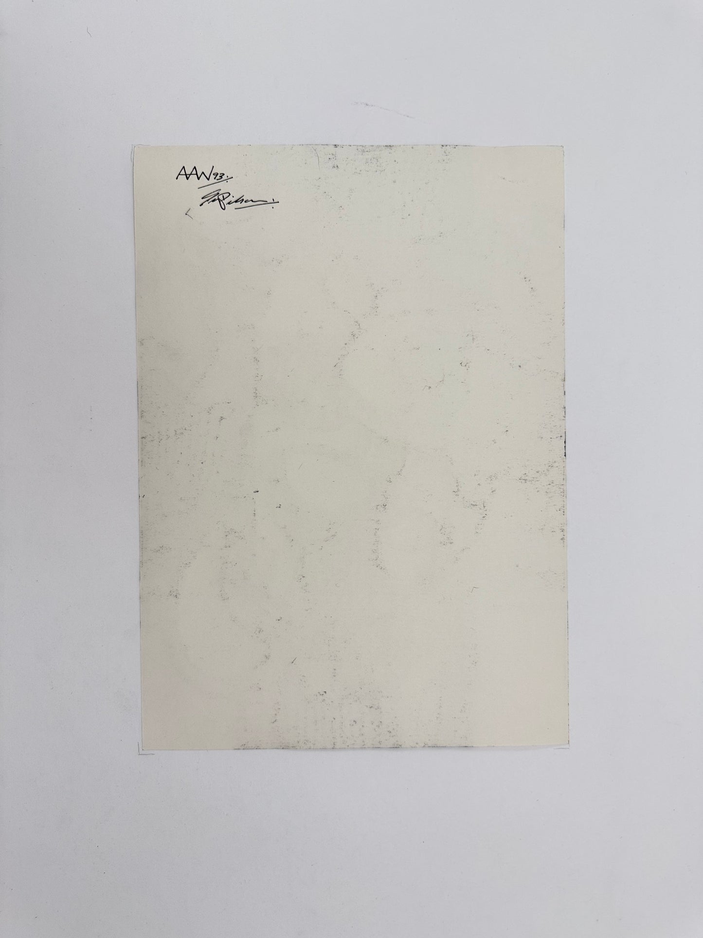 Monochromatic Original Artwork No.258 - ARTHUR ALLAN WILSON, Scottish | 1944-2024