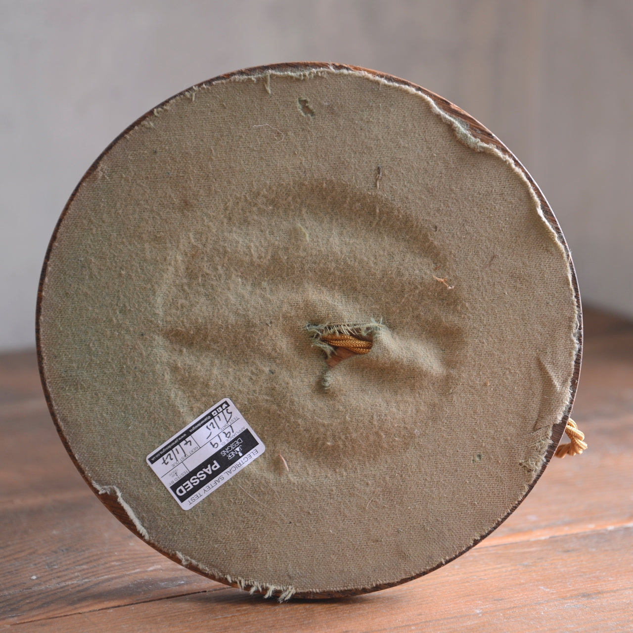 Tall Oak Barley Twist Table Lamp