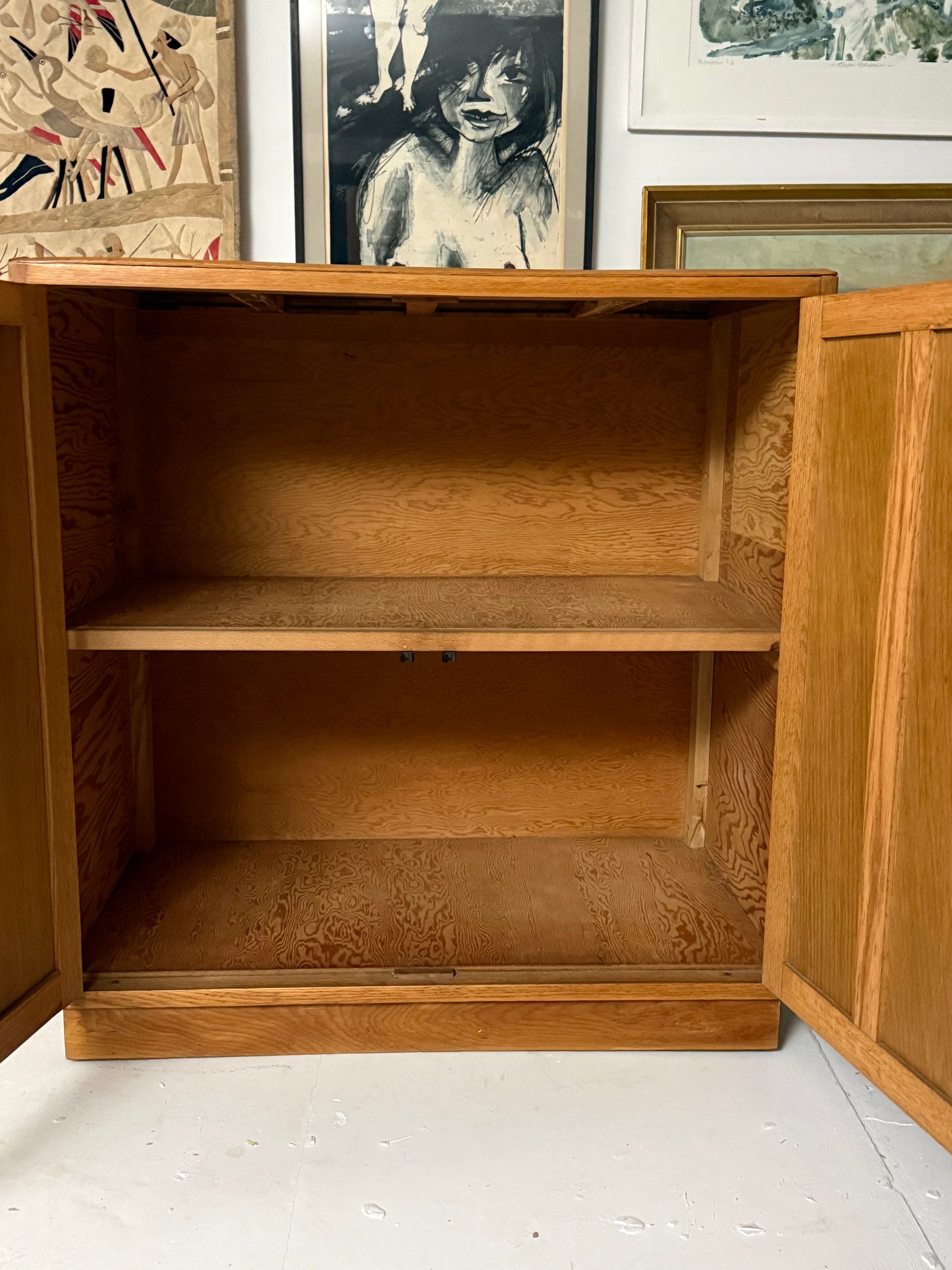 A Two Door Cupboard from the Post War Utility Furniture Scheme