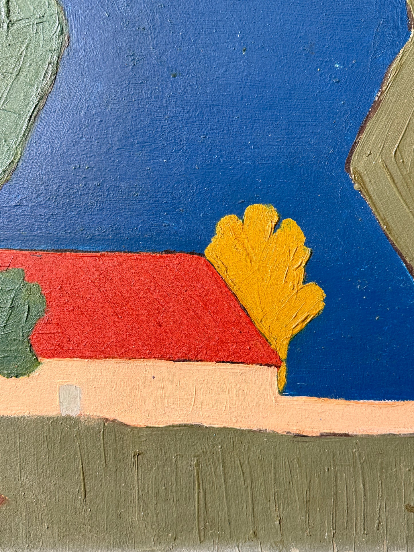 G. Stroobant, Belgian Modernist Landscape, c.1960
