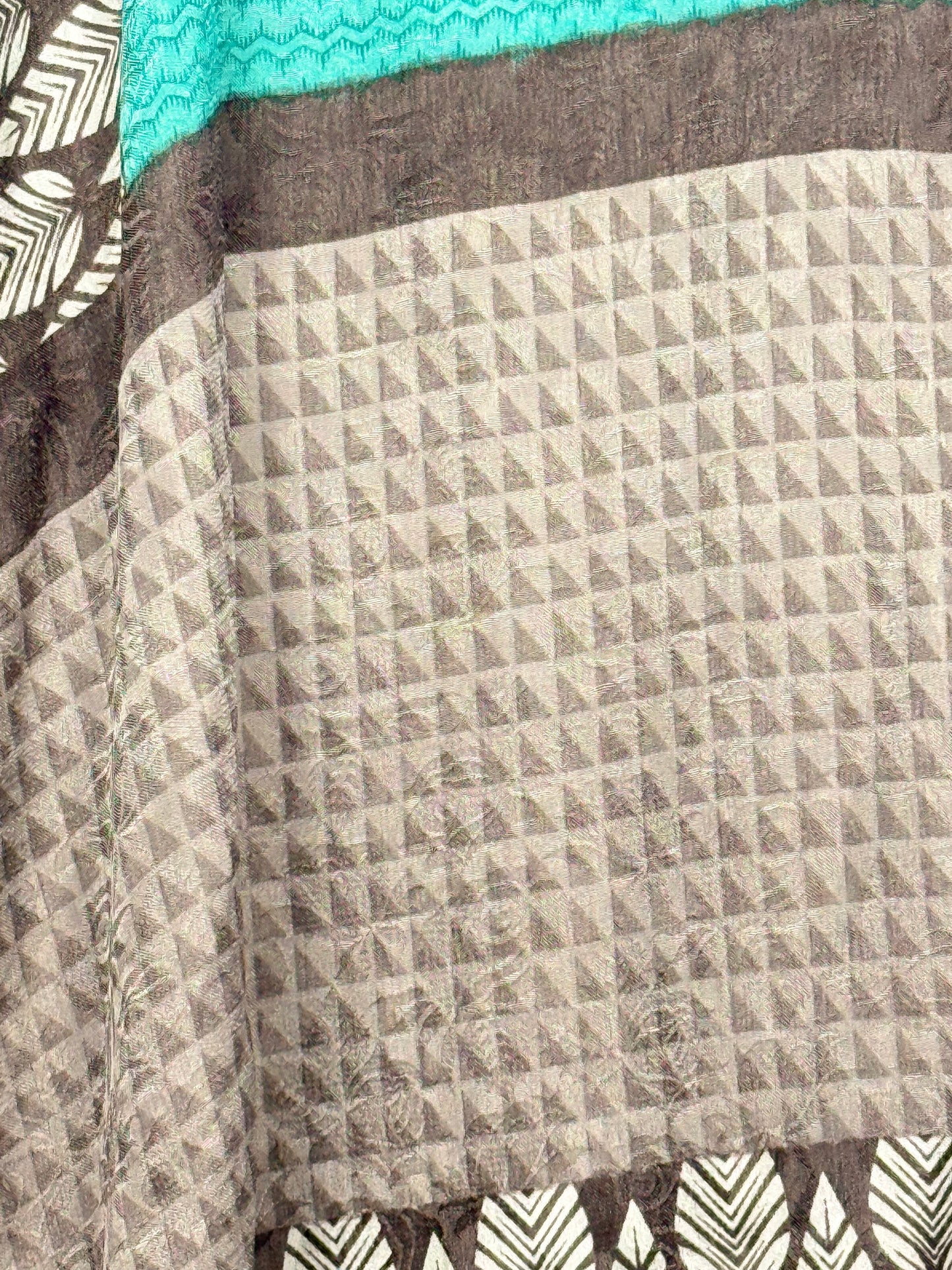 Vintage Saree Silk Wrap Skirt