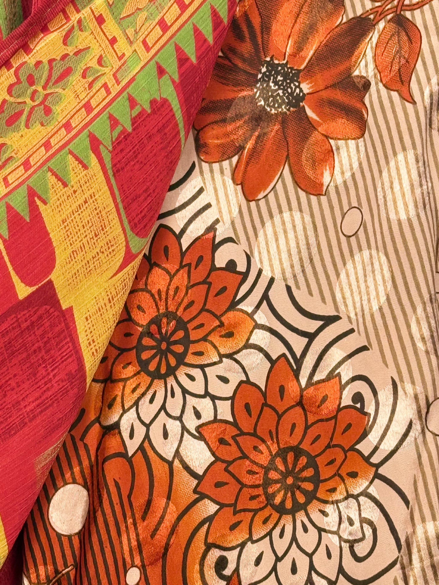 Vintage Saree Silk Wrap Skirt