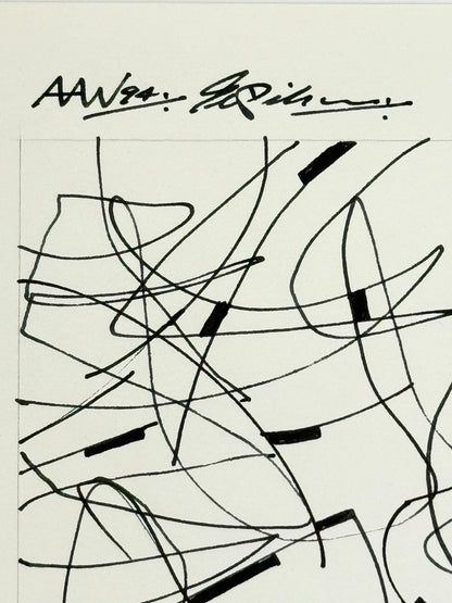 Monochromatic Original Artwork No. 201 - ARTHUR ALLAN WILSON, Scottish | 1944-2024