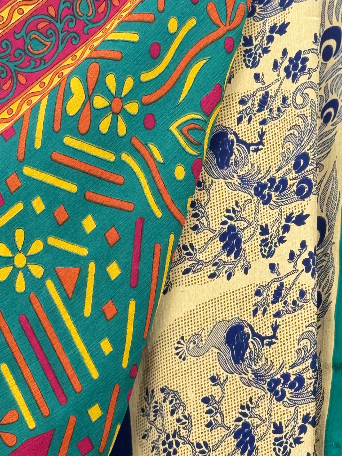 Vintage Saree Silk Wrap Skirt