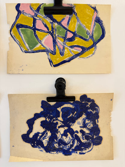 Four Original Abstract Studies - RENDELL WELLS, Scottish | 1911-1997